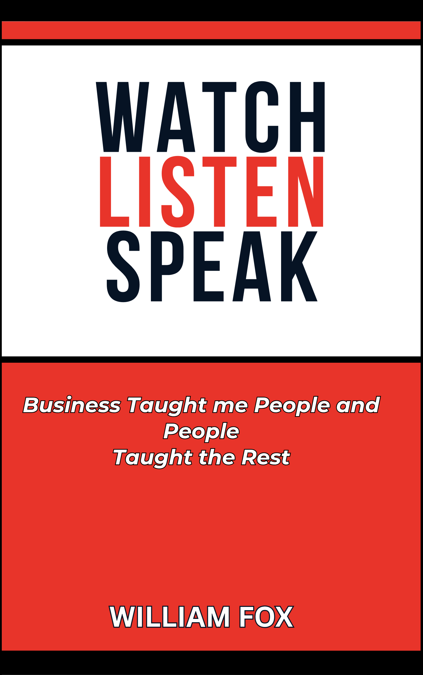 Watch Listen Speak Book Cover